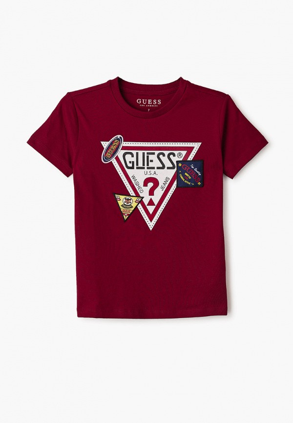

Футболка Guess, Бордовый