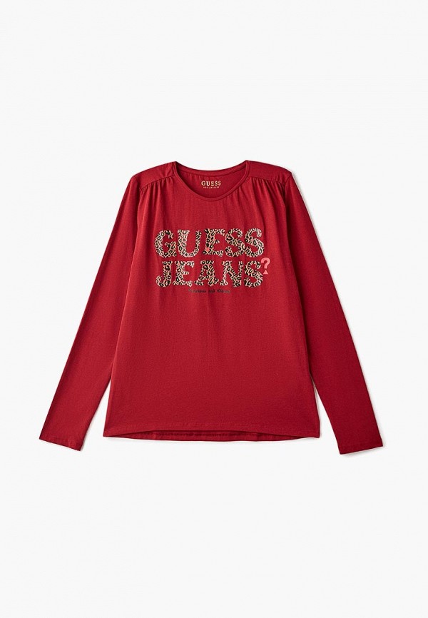 

Лонгслив Guess, Красный