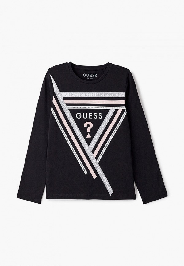 

Лонгслив Guess, Черный