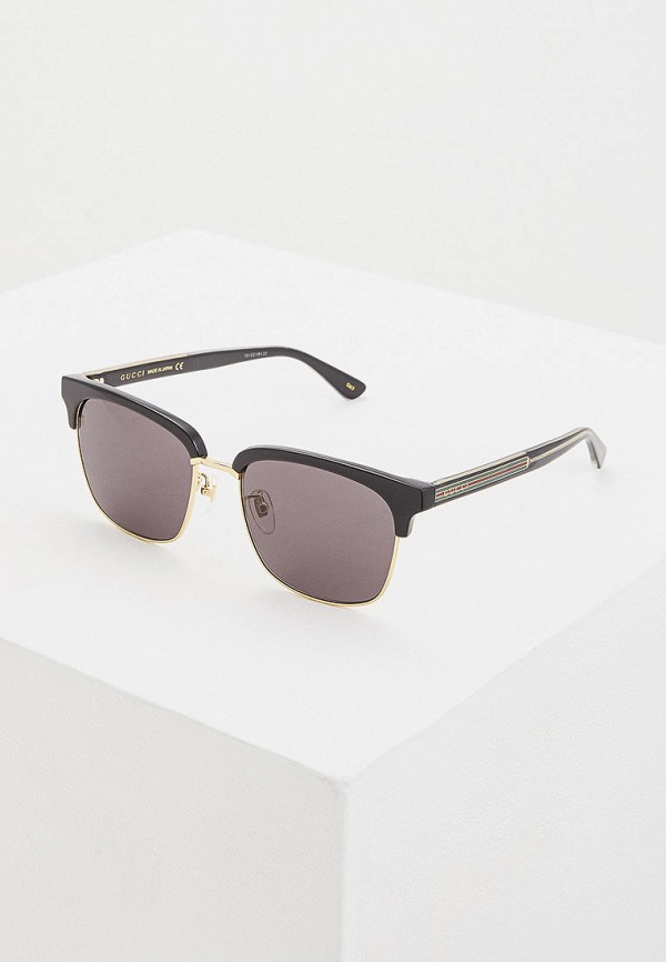 

Очки солнцезащитные Gucci, Черный, GG0382S006