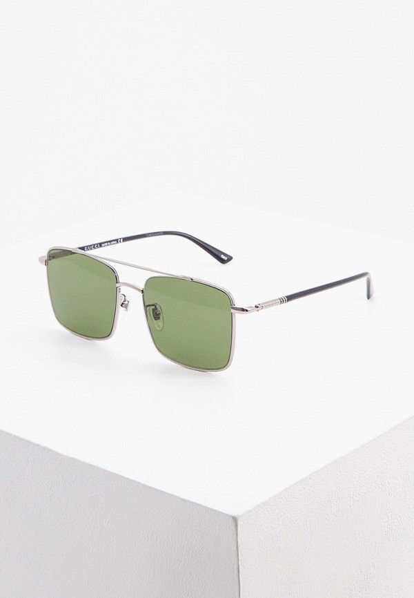 

Очки солнцезащитные Gucci, Серебряный, GG0610SK 003