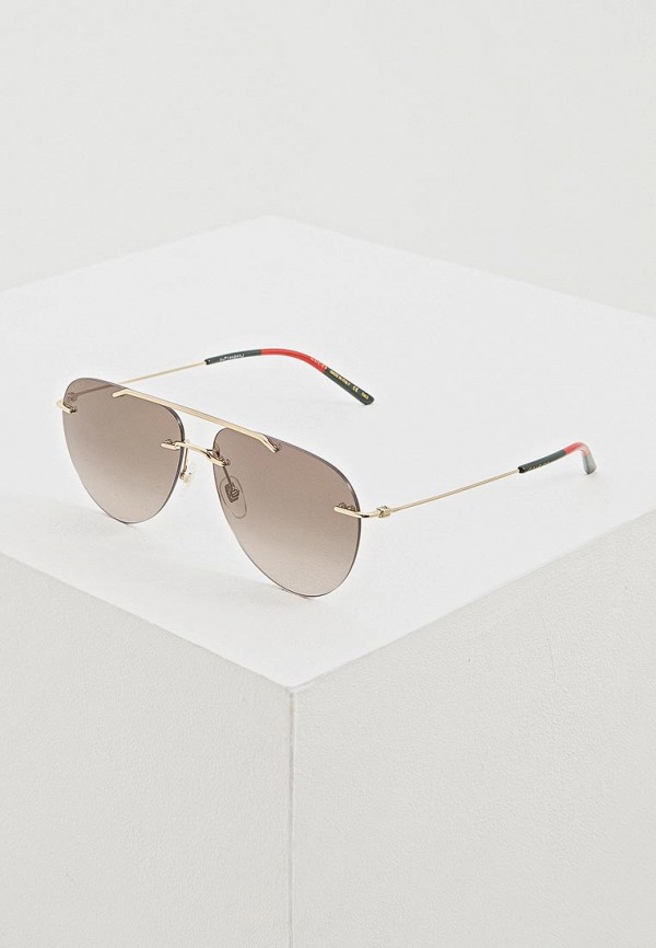 

Очки солнцезащитные Gucci, Коричневый, GG0397S003