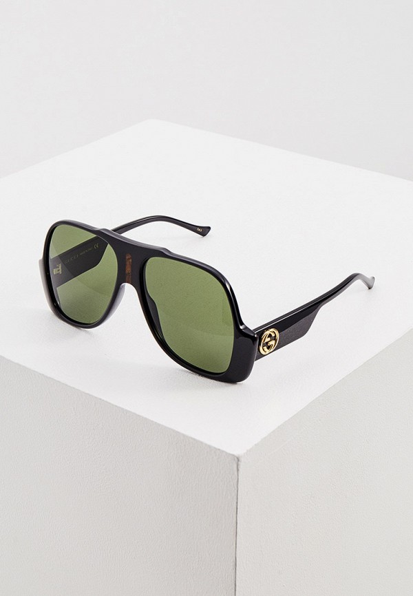 

Очки солнцезащитные Gucci, Черный, GG0785S