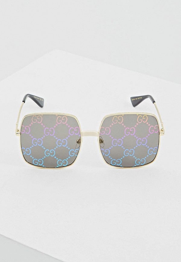 

Очки солнцезащитные Gucci, Золотой, GG0414S003