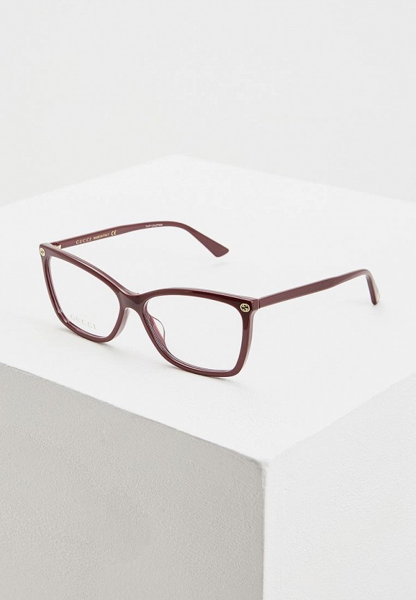 

Оправа Gucci, Бордовый, GG0025O 007