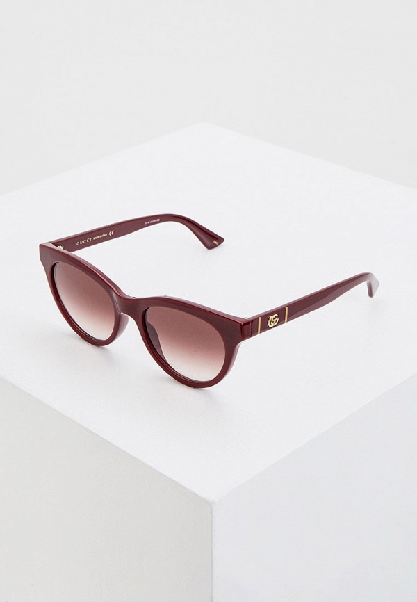 

Очки солнцезащитные Gucci, Бордовый, GG0763S 003
