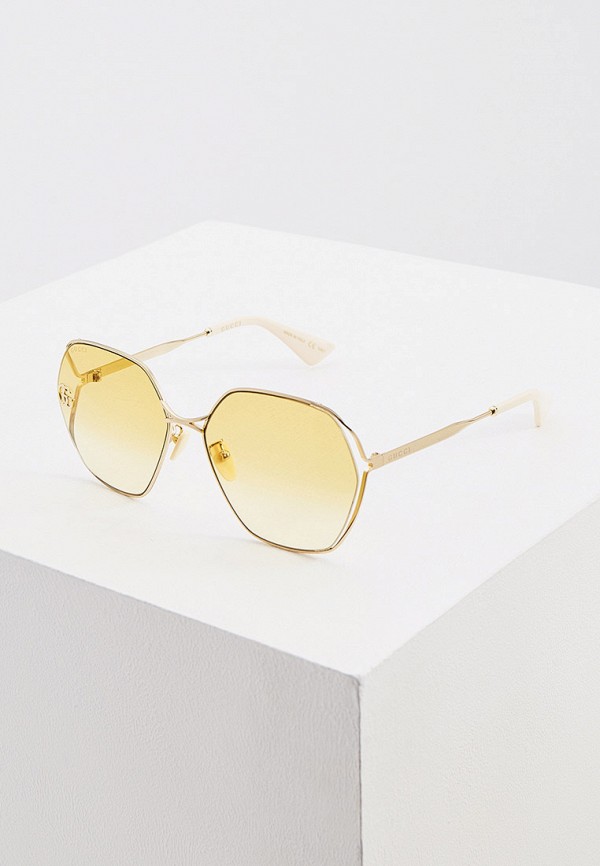 

Очки солнцезащитные Gucci, Золотой, GG0818SA
