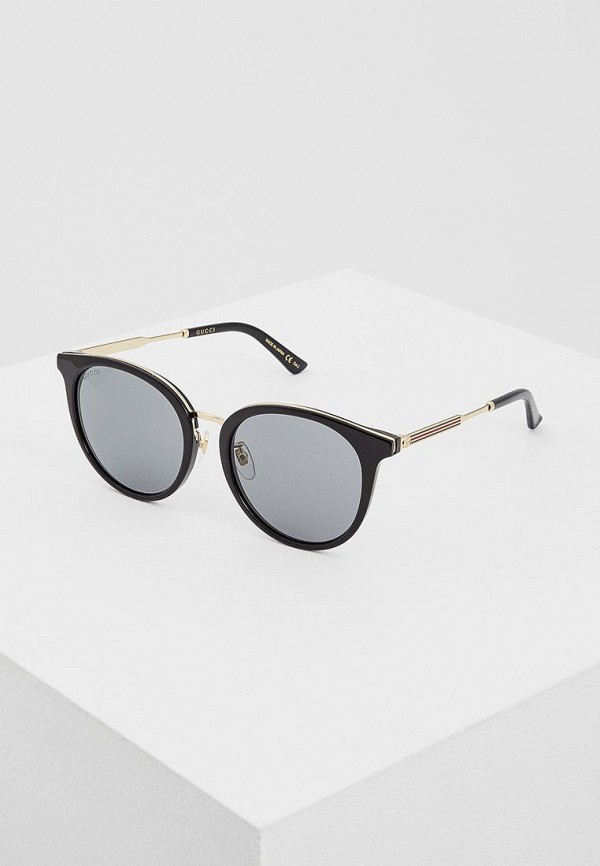 

Очки солнцезащитные Gucci, Черный, GG0204SK001