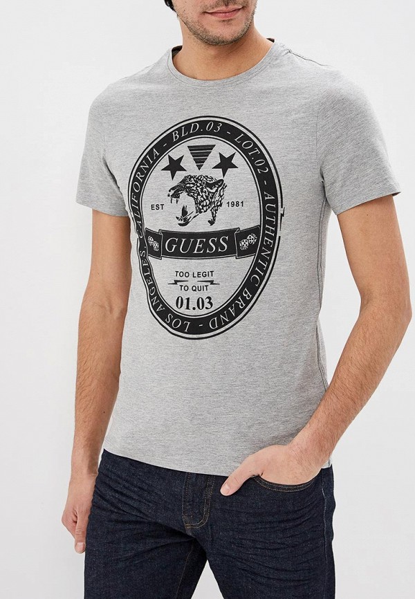 

Футболка Guess Jeans, Серый