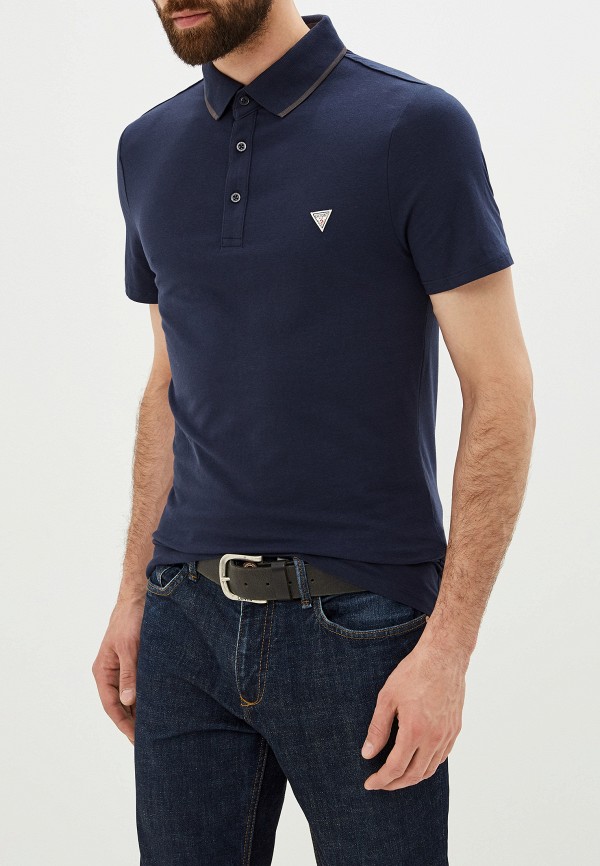

Поло Guess Jeans, Синий, Guess Jeans GU644EMFNLJ9