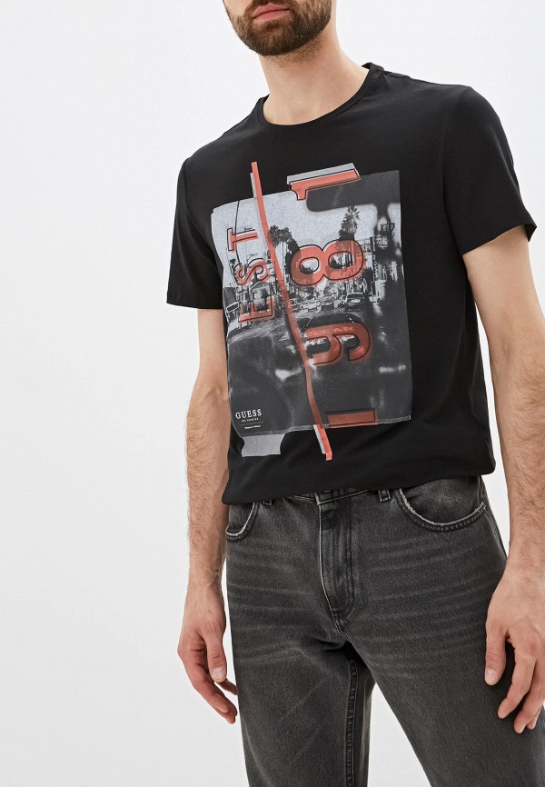 

Футболка Guess Jeans, Черный