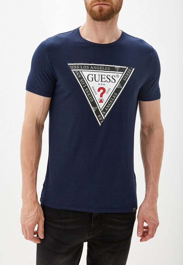 

Футболка Guess Jeans, Синий, Guess Jeans GU644EMFNLM9