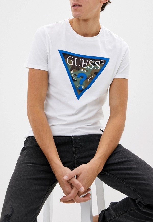 

Футболка Guess Jeans, Белый, Guess Jeans GU644EMGHAV8