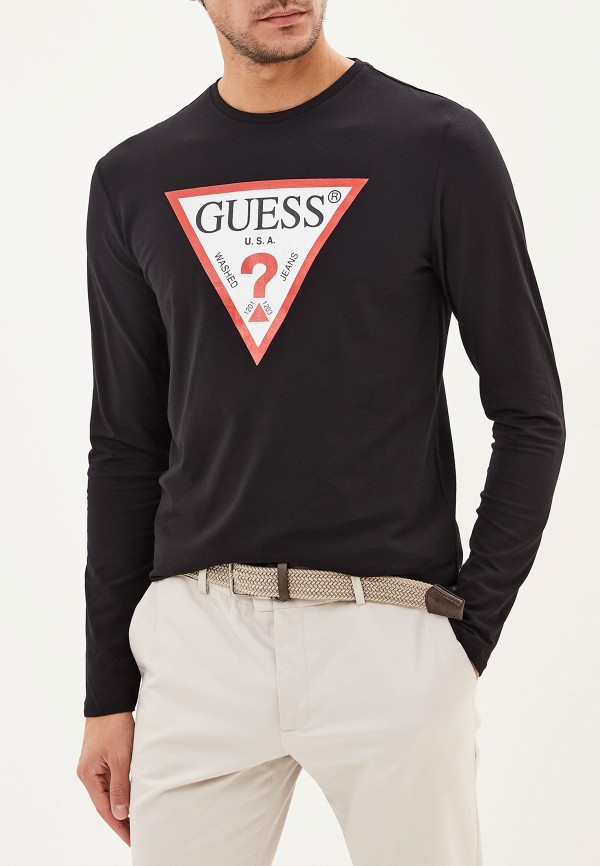 

Лонгслив Guess Jeans, Черный