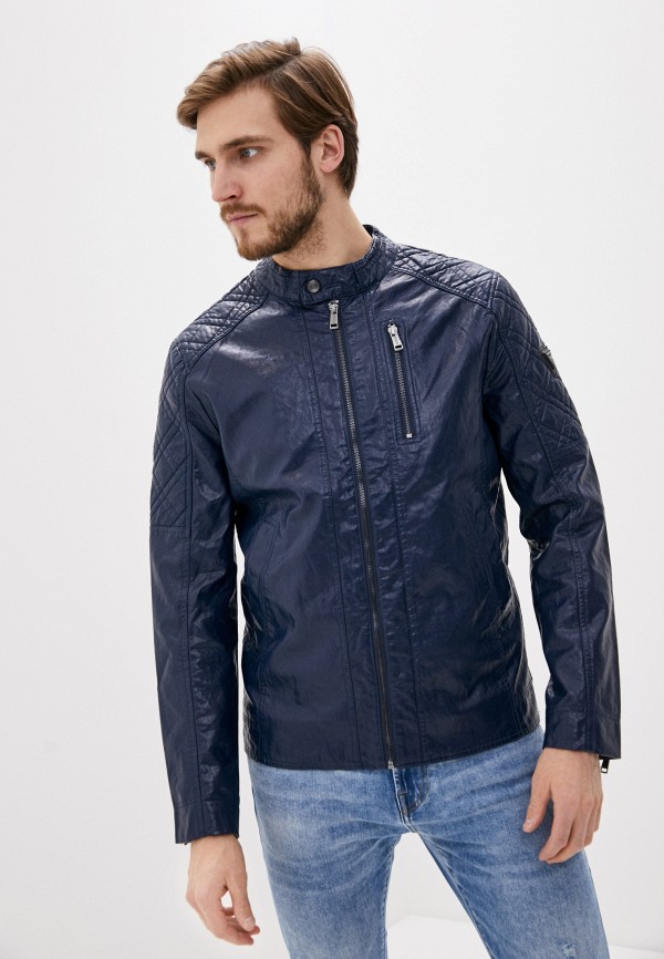 

Куртка кожаная Guess Jeans, Синий