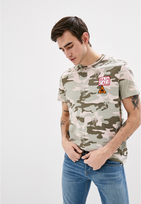 

Футболка Guess Jeans, Хаки