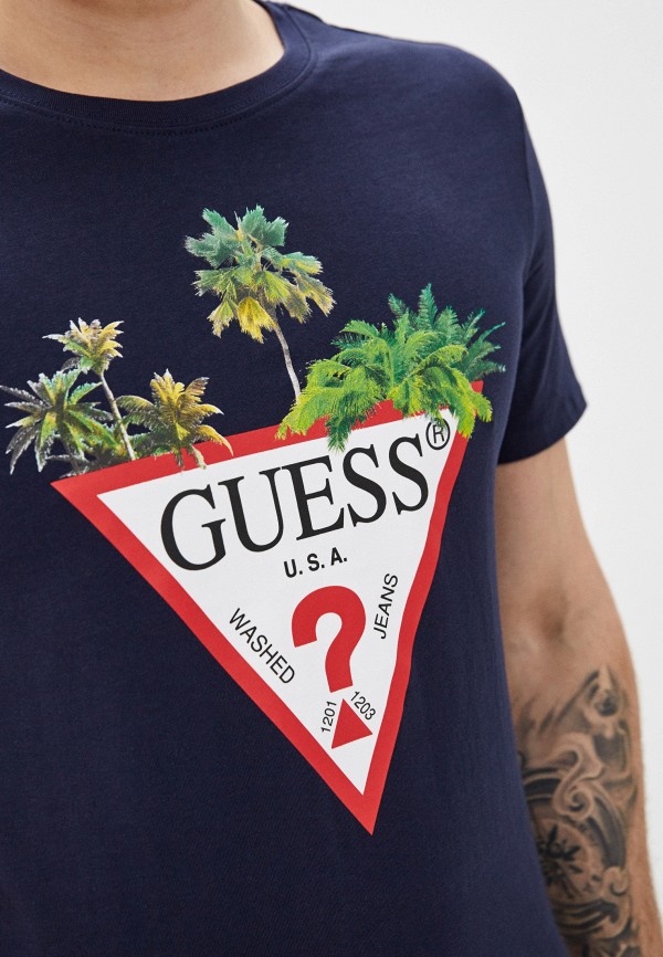 

Футболка Guess Jeans, Синий, Guess Jeans GU644EMHIFO4