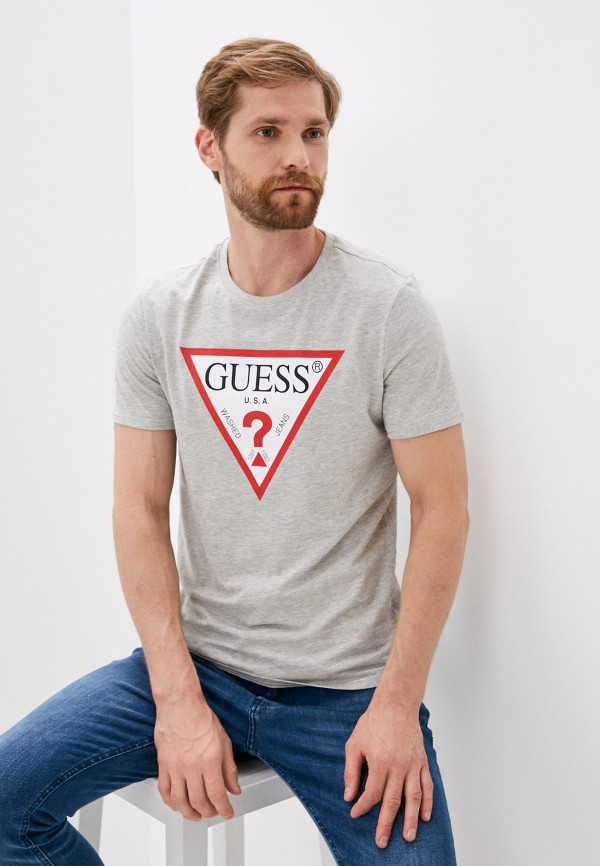 

Футболка Guess Jeans, Серый