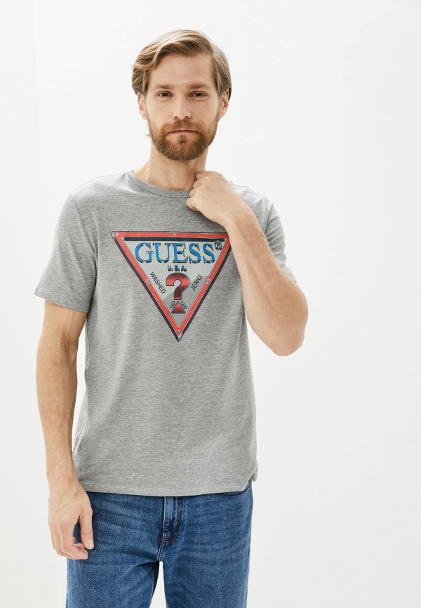

Футболка Guess Jeans, Серый