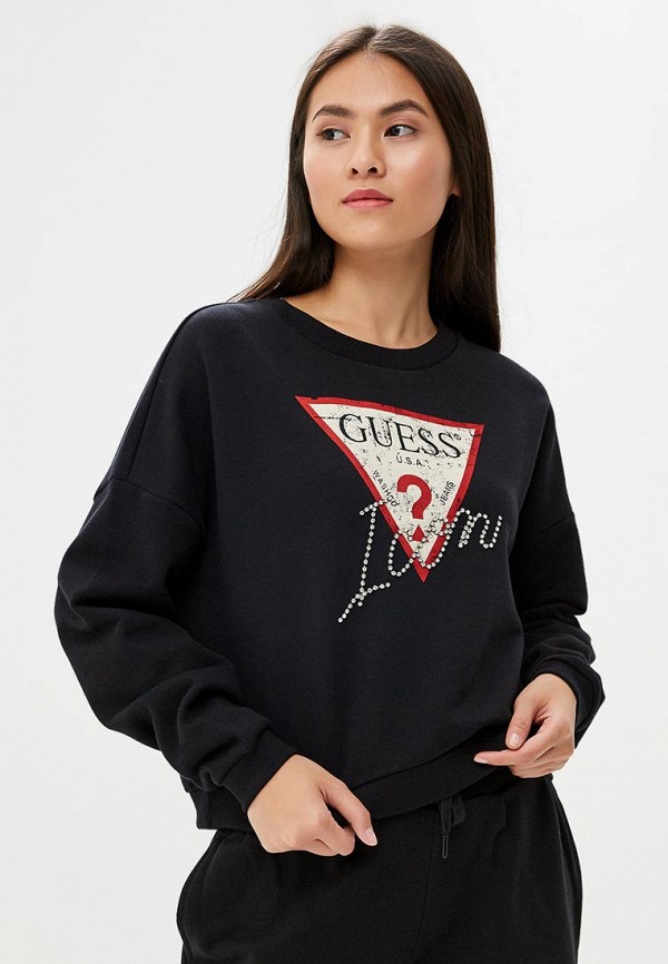 

Свитшот Guess Jeans, Guess Jeans GU644EWCFOF6, Черный
