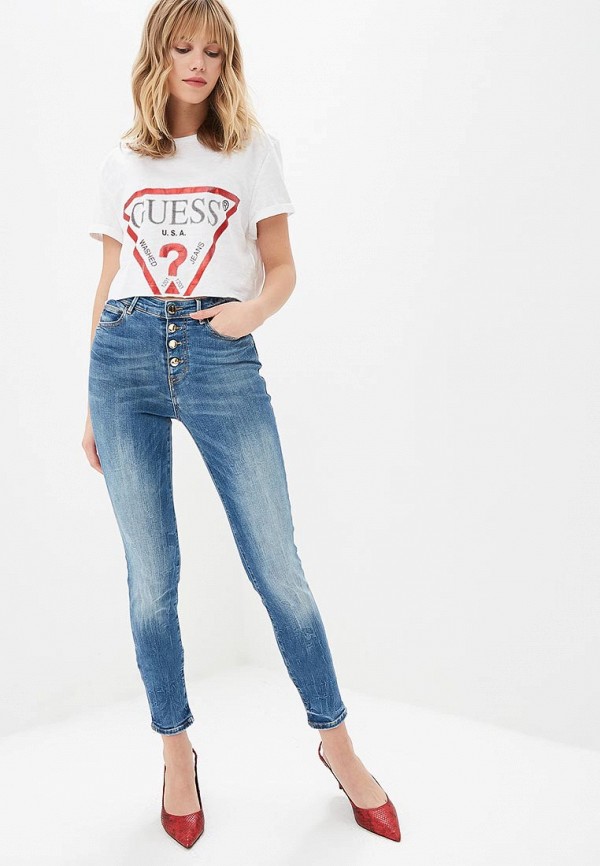 

Футболка Guess Jeans; Guess Jeans GU644EWDKOK1, Белый