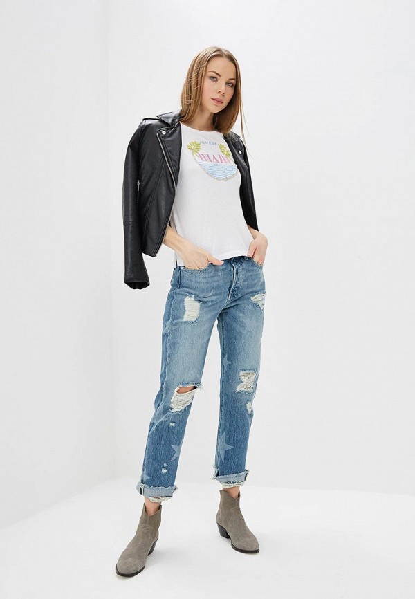 

Футболка Guess Jeans; Guess Jeans GU644EWDKOK2, Белый