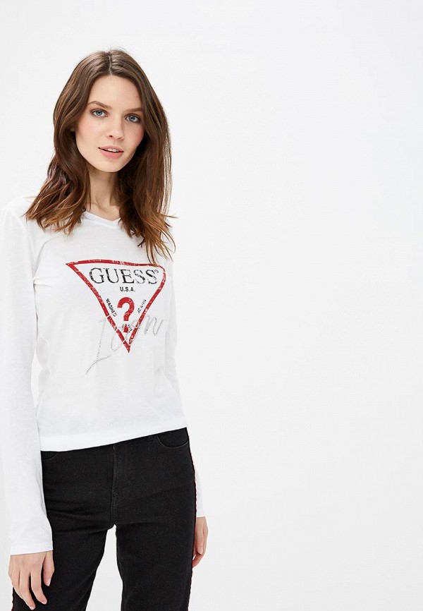 

Лонгслив Guess Jeans; Guess Jeans GU644EWDKOL1, Белый