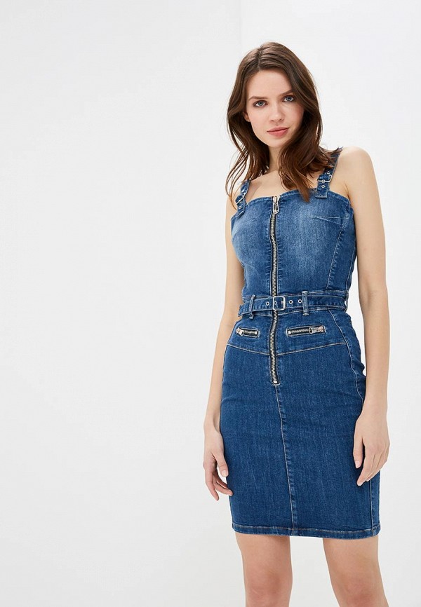 

Платье джинсовое Guess Jeans, Guess Jeans GU644EWDKOP2, Синий