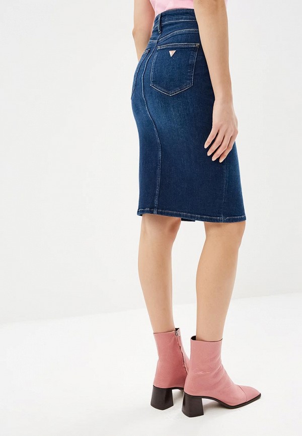 

Юбка джинсовая Guess Jeans; Guess Jeans GU644EWDKOQ9, Синий