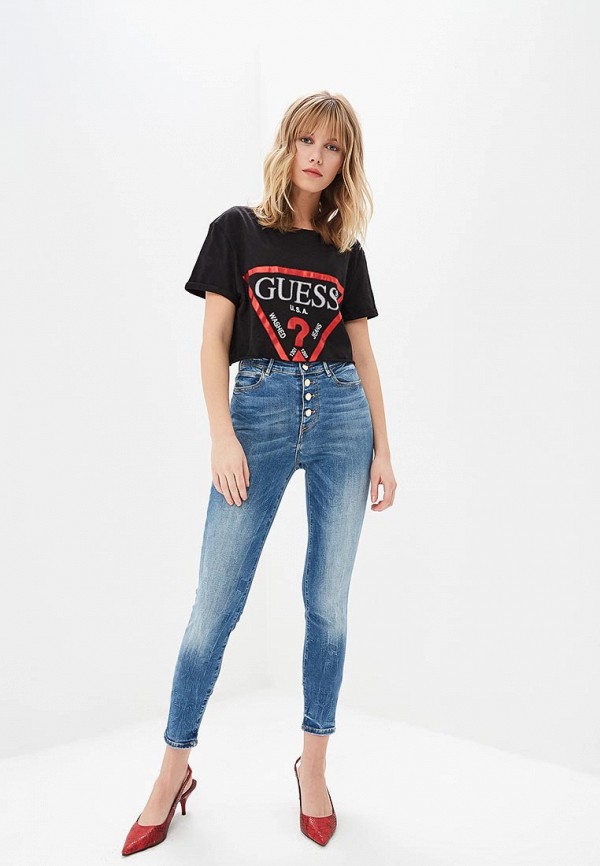 

Футболка Guess Jeans; Guess Jeans GU644EWDKOS7, Черный