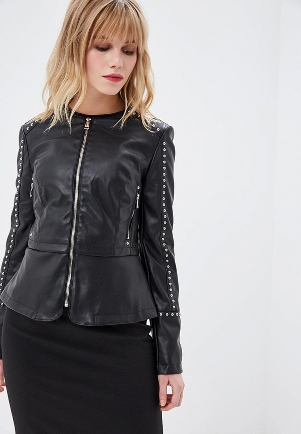 

Куртка кожаная Guess Jeans, Черный