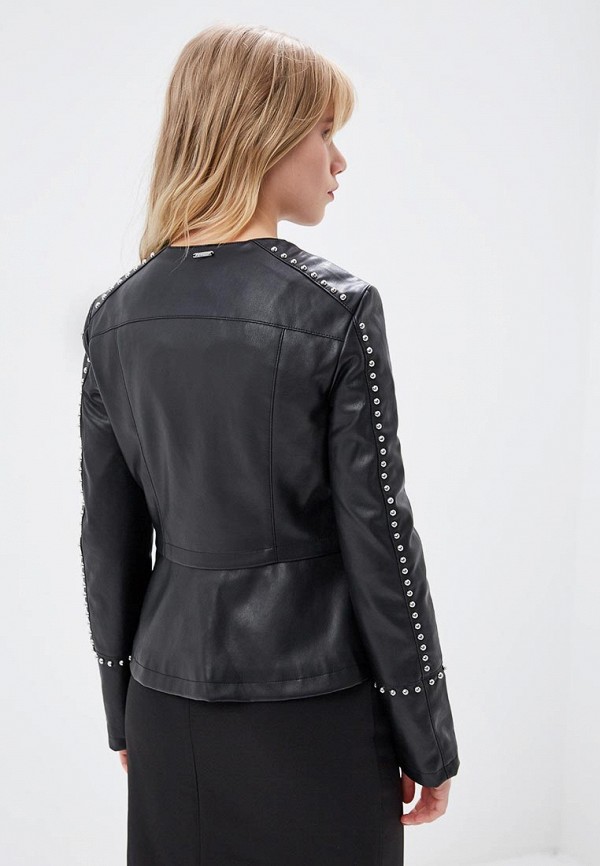 

Куртка кожаная Guess Jeans, Guess Jeans GU644EWDKOT3, Черный