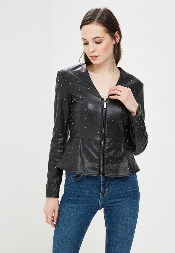 

Куртка кожаная Guess Jeans, Guess Jeans GU644EWEARZ6, Черный