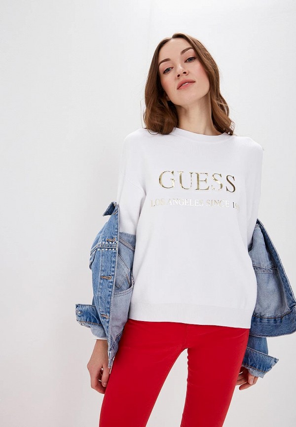 

Свитшот Guess Jeans, Guess Jeans GU644EWEASD4, Белый