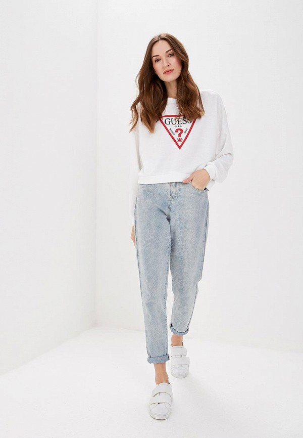 

Свитшот Guess Jeans; Guess Jeans GU644EWEASE1, Белый