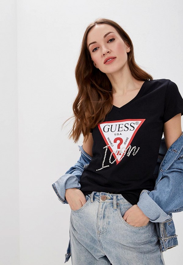 

Футболка Guess Jeans; Guess Jeans GU644EWEATA1, Черный