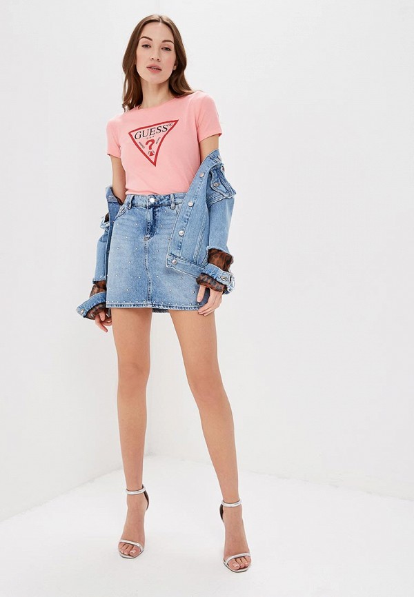 

Футболка Guess Jeans; Guess Jeans GU644EWEATB6, Розовый