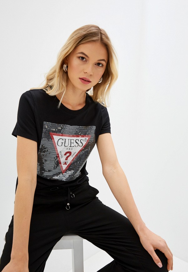 

Футболка Guess Jeans, Черный