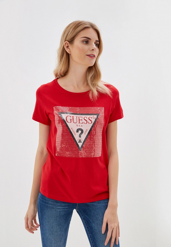 

Футболка Guess Jeans, Красный