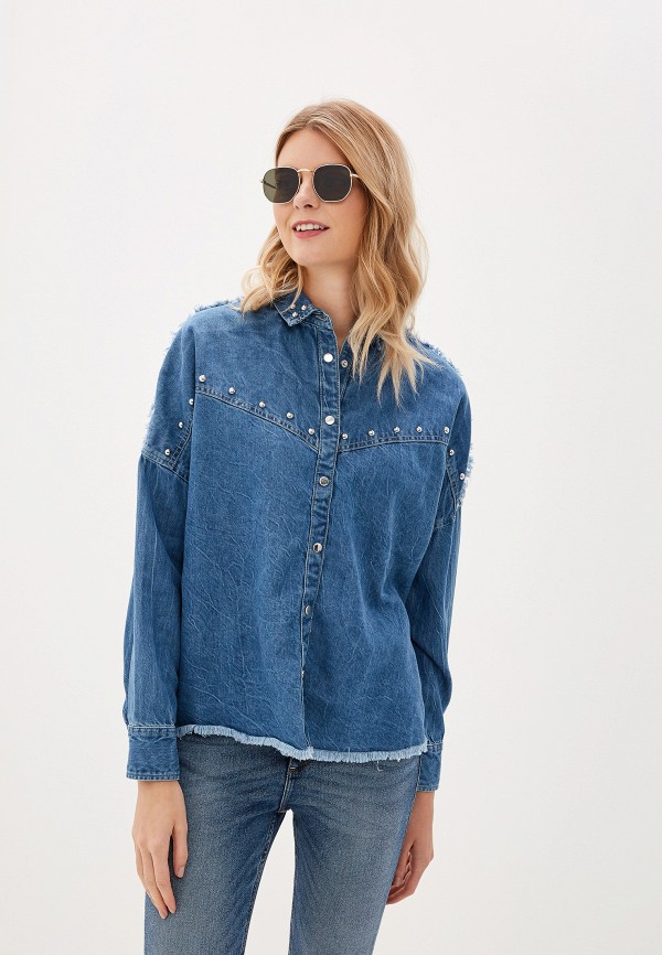 

Рубашка джинсовая Guess Jeans, Синий, Guess Jeans GU644EWFNKG1