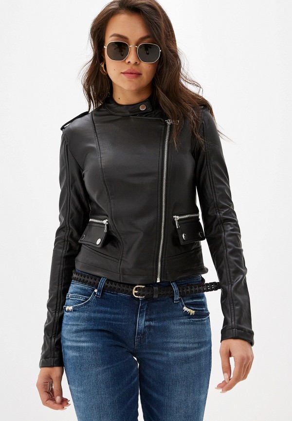

Куртка кожаная Guess Jeans, Черный