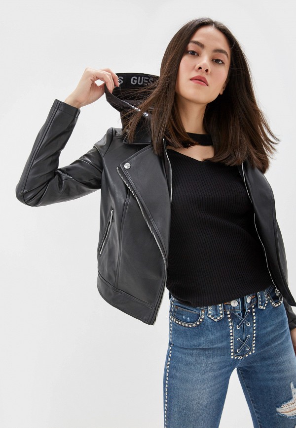 

Куртка кожаная Guess Jeans, Черный, Guess Jeans GU644EWFNKN6