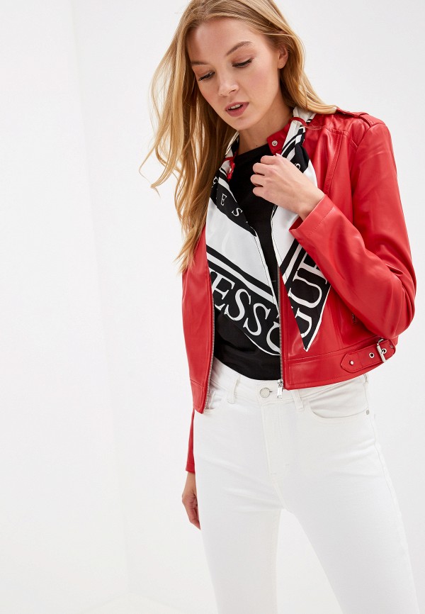 

Куртка кожаная Guess Jeans, Красный