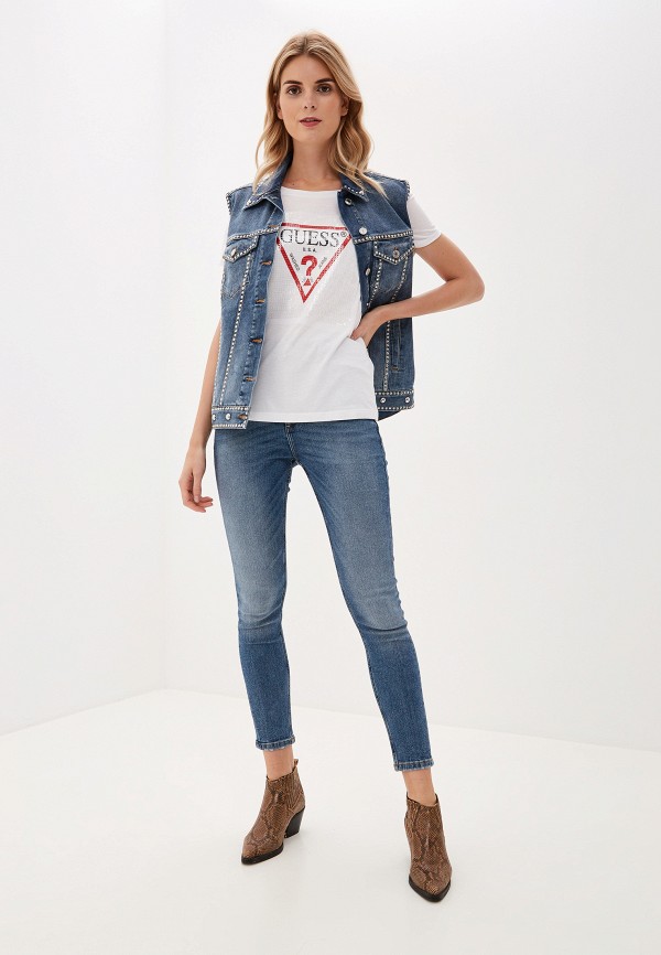 

Жилет джинсовый Guess Jeans, Синий, Guess Jeans GU644EWFNKQ6