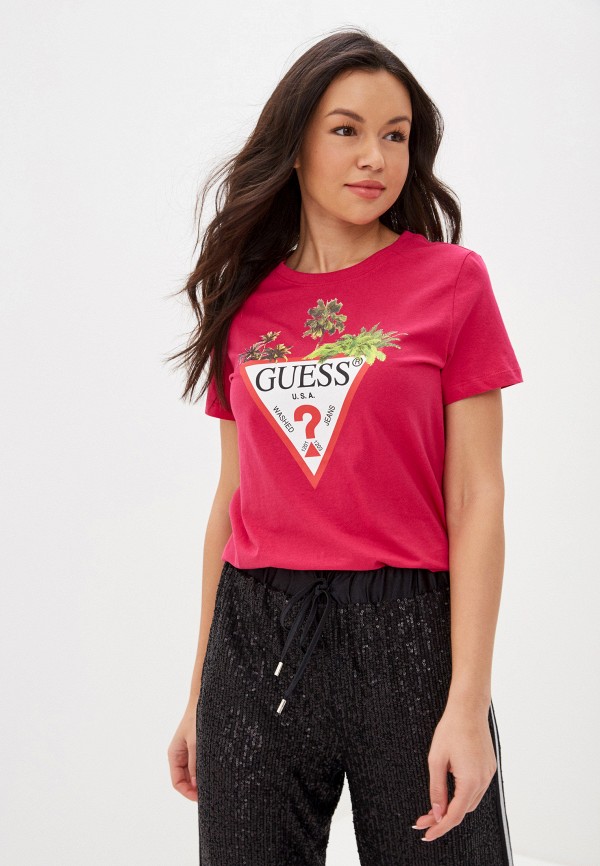 

Футболка Guess Jeans, Розовый, Guess Jeans GU644EWHMIB7