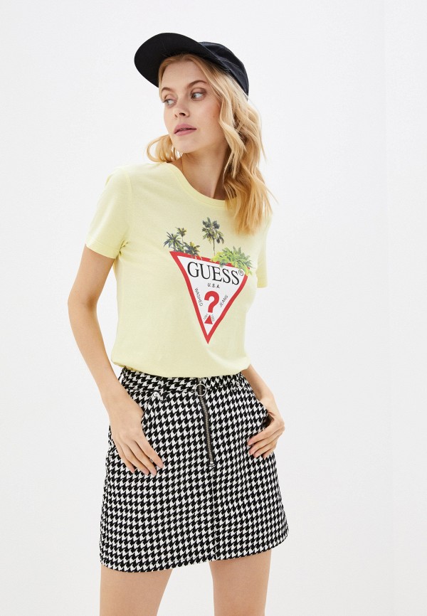 

Футболка Guess Jeans, Желтый, Guess Jeans GU644EWHMIB9