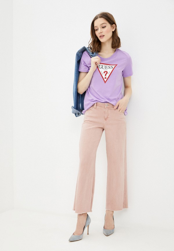 

Футболка Guess Jeans, Фиолетовый, Guess Jeans GU644EWHMIC4