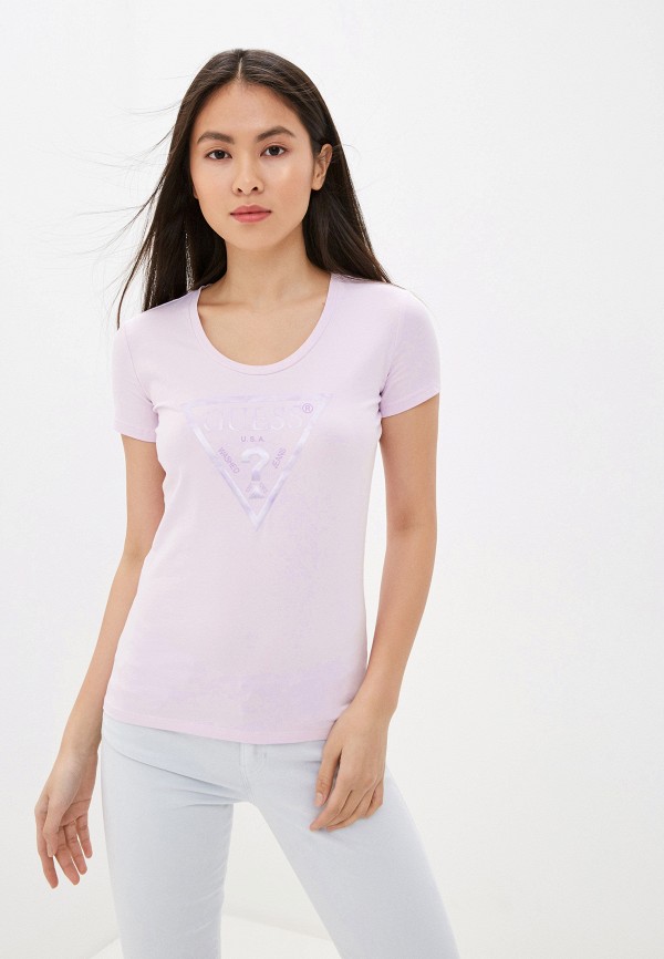 

Футболка Guess Jeans, Розовый