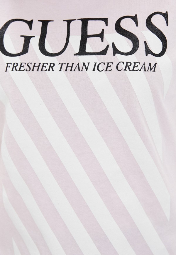 

Футболка Guess Jeans, Розовый