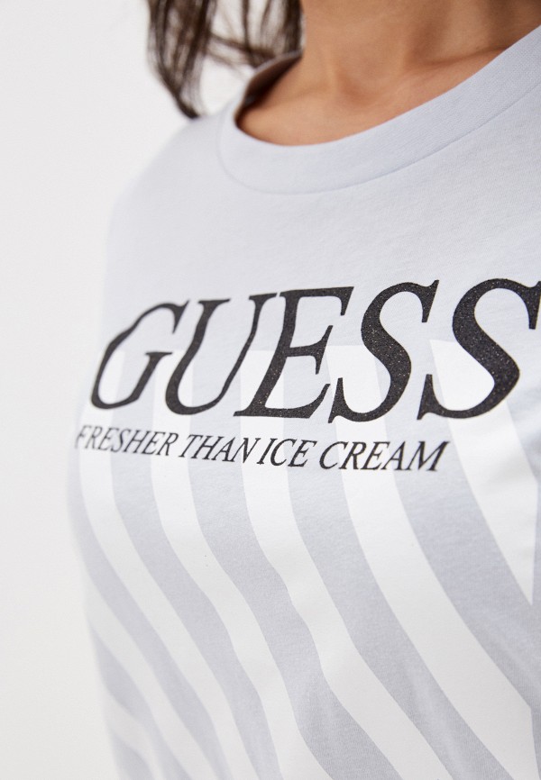 

Футболка Guess Jeans, Голубой, Guess Jeans GU644EWHMID8